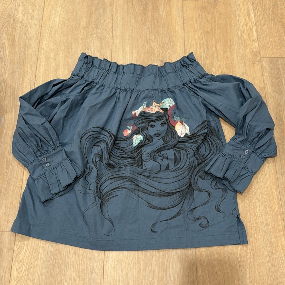 Little Mermaid Off the Shoulder Top
